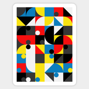 Bauhaus Pattern Sticker